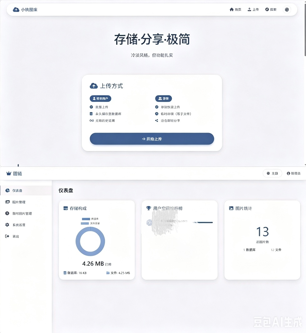 小执图床v2.0个人图床管理系统源码