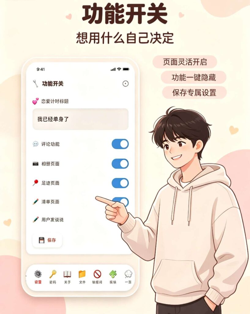 图片[3]-基于网站源码,游戏源码,小程序源码,Ai源码,网站开发,主题源码,软件开发,游戏辅助,游戏科技,手机软件,苹果系统,安卓软件等limengyu 情侣空间开源网站 新版大更新