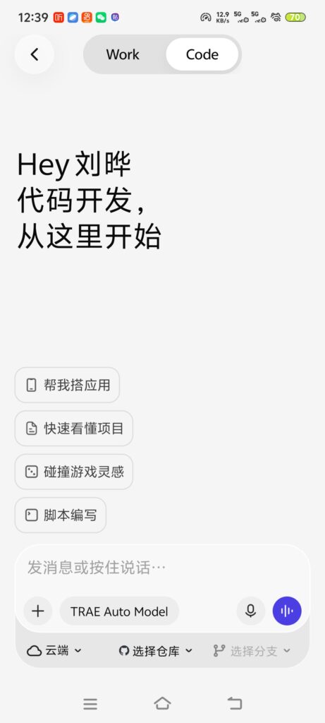 图片[2]-基于网站源码,游戏源码,小程序源码,Ai源码,网站开发,主题源码,软件开发,游戏辅助,游戏科技,手机软件,苹果系统,安卓软件等TRAE 0.0.21 安卓安装包 vivo 可用